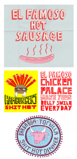 Famoso Tasty Food Signs – Takeway chicken and hand painted fun times ...