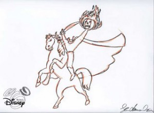 The Headless Horseman Cartoon