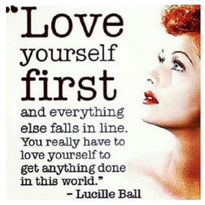 ... Is EXACTLY why I have always loved this red head! LOVE YOURSELF 1st