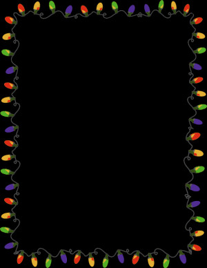 Animated Christmas Lights Borderchristmas Border Png Quotes Qtmghrd