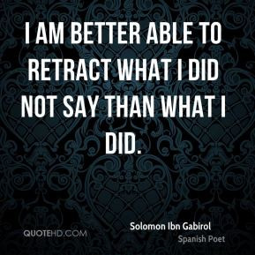 More Solomon Ibn Gabirol Quotes
