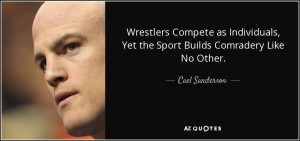 Wrestlers Compete as Individuals, Yet the Sport Builds Comradery Like ...