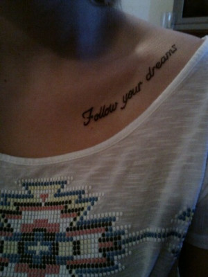 follow your dreams tattoo quotes follow your bliss tattoo 15