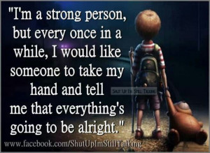 strong person ...