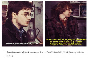 Invisible Cloaks, Harry Potter Funny Quotes, Harrypotter, Movie Quotes ...