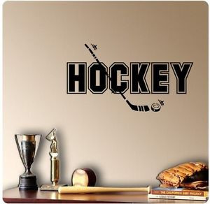 HOCKEY vinyl wall sayings quotes decals stickers