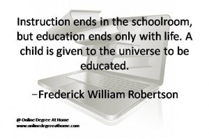 ... Frederick William Robertson #Quotesoneducation #Quoteabouteducation