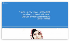 Inspiring Malala Yousufzai Quote _nithinsuren HD wallpaper for HD 16:9 ...