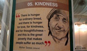 There is hunger for ordinary bread, and there is hunger for love, for ...
