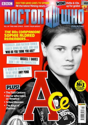 with 7th Doctor companion Ace, aka, Sophie Aldred. Some choice quotes ...