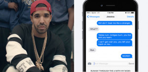 Drake iPhone split