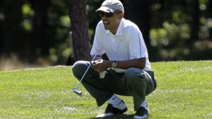 Obama spends Father's Day on golf course | Politics - WCVB Home