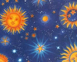 The symbols of love - sun, moon, stars, hours, minutes - make way for ...