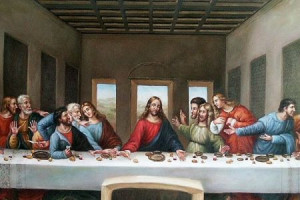 The Last Supper' by Italian artist Leonardo da Vinci