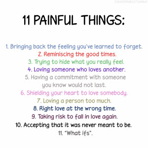 ... With Picture: Love Quotes And Sayings About Thing That Make You Hurt