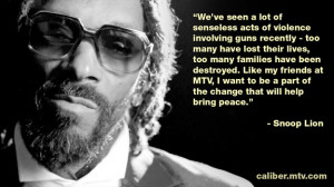 Snoop Lion takes a stand against gun violence with MTV and Jewelry For ...