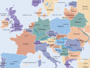 Travel Map of European Countries