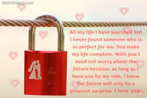 Make My Life Complete You