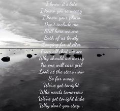 We've Got Tonight More