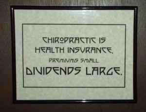 BJ PALMER Quote- Developer of Chiropractic