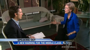 ABC Puffs Up Elizabeth Warren: 'On The Front Lines' of 'the Fight to ...