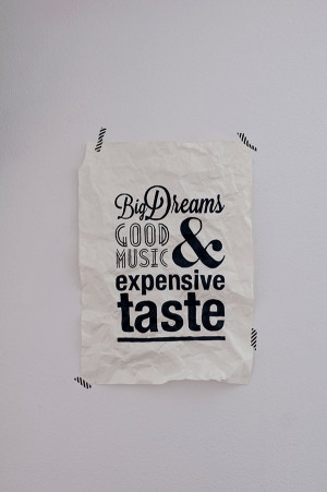 Artfully Crumpled Typographic Posters Of Clever Quotes