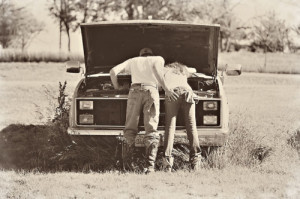 country couple love