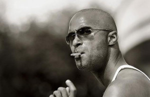 Man Smoking Cigarette