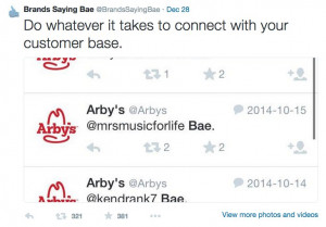 Brands Saying Bae' Twitter Account Makes Fun Of Companies Trying To ...