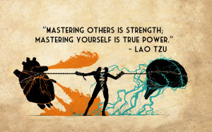 ... Strength True Power Lao Tzu quotes texts brain heart chains wallpaper