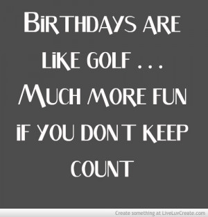 Dads Golf Birthday Quote