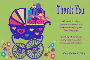 Gallery of Baby Shower Quotes in Greeting Card