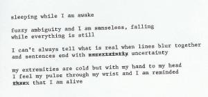 awake, cold, falling, pulse, quote, real, sleeping, uncertain, wrist