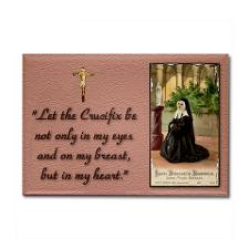 St Bernadette Rectangle Magnet for