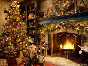 fireplace christmas fireplace scenes cozy scene and everything red ...