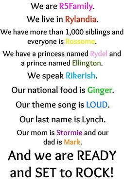 R5!!!!! ♥ R5 life #got to love it #love all my families