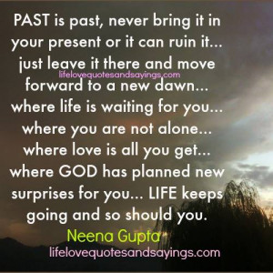 Past Is Past…