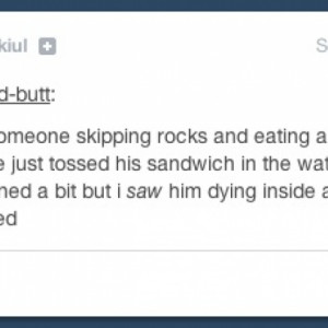 Awkward Moment Your Skipping a Sandwich & Eating a Rock In Tumblr ...