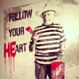 Follow your heart #art