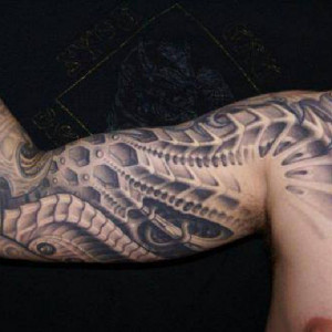 biomechanical tattoo sleeves for men