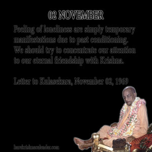 Srila Prabhupada Quotes For Month November 02
