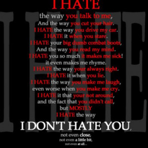 Back > Quotes For > I Hate You Poems And Quotes