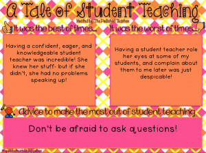 Advice from a Mentor Teacher to a Student Teacher:
