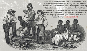 slavery bible quote atheist theist