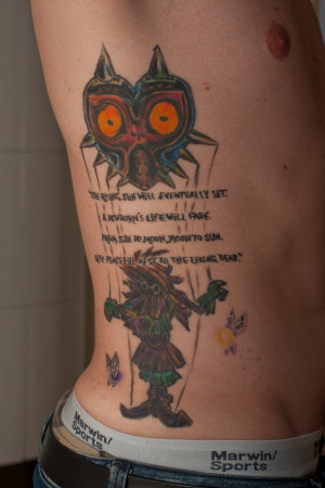 Zelda Majora's Mask Tattoo by ncfk