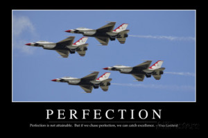 Perfection: Inspirational Quote and Motivational Poster Photographic ...