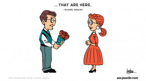 richard dawkins the lucky ones via zen pencils richard dawkins 1941 is ...