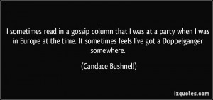 More Candace Bushnell Quotes