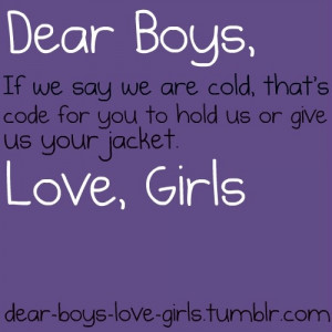 Dear Boys Quotes Dear boys