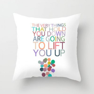 lift you up.. dumbo inspirational quote Throw Pillow by ...